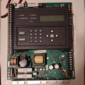 Fire Alarm Control Panel Circuit Board - Black/Green